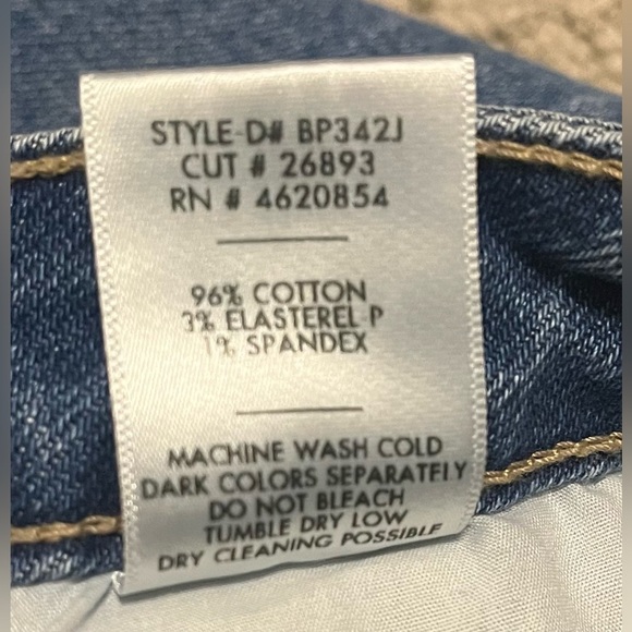 Just Black Women's Blue Straight Leg Jeans - Picture 7 of 7